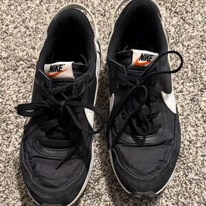 Nike Black Sneakers with White Swoosh